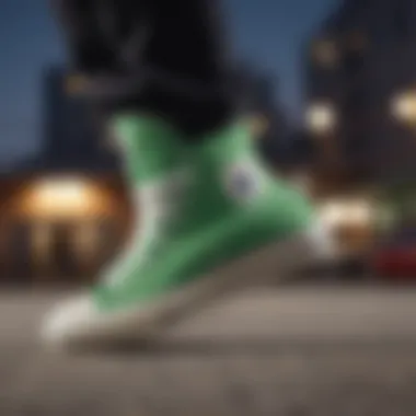 Magnificent Exploring Converse Green Chuck 70 High Top Shoes in Skate Culture