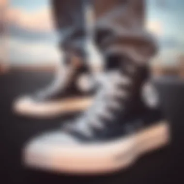 Magnificent The Enduring Appeal of Black and White High Top Converse for Men