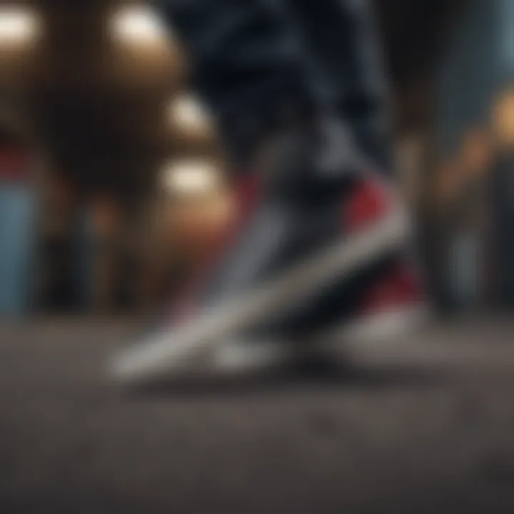 Adidas high tops integrated within skate culture