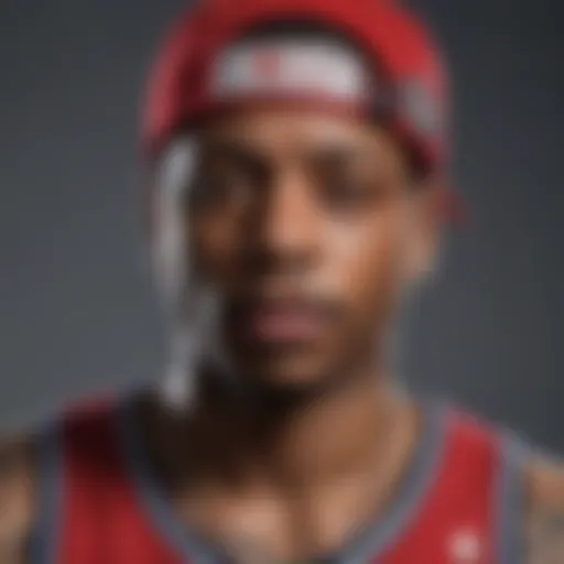 Portrait of Allen Iverson in Slam Magazine