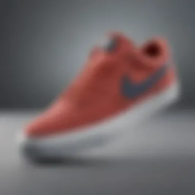 Detailed Design Features of the Nike SB Heritage Vulc Close-up view of Nike SB Heritage Vulc showcasing its unique design elements