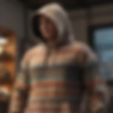 Exquisite Handcrafted Baja Hoodie Showcase Artisan Handwoven Baja Hoodie on Display