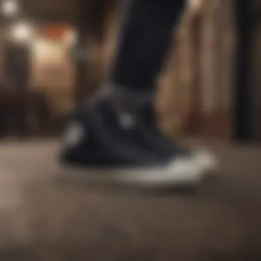 Effortless Online Purchase of Black High Top Converse Black High Top Converse Shoes Online Shopping Experience