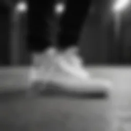 Minimalist black and white Converse sneakers