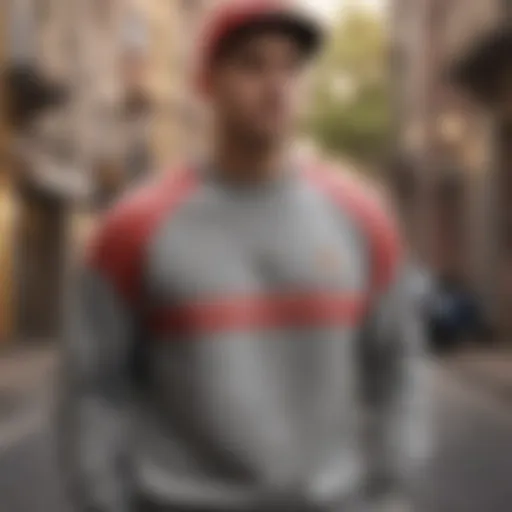 Champion pullover crewneck showcasing its classic design