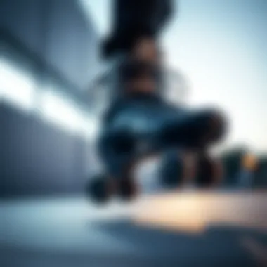 Performance Features of Chayas Roller Skates Chayas roller skates in action on a smooth surface