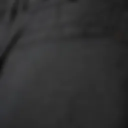Close-up of Dickies skinny stretch pants showcasing fabric texture