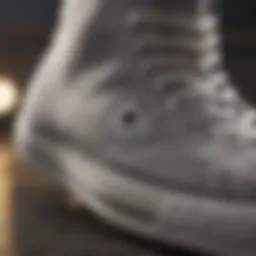 Iconic Converse All Star Gray sneakers with logo detail