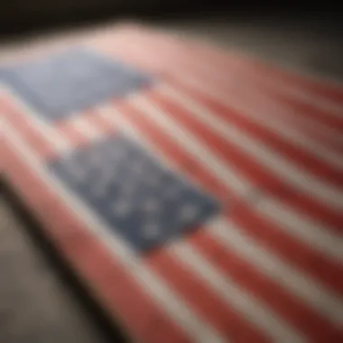 Vintage Floral Flag