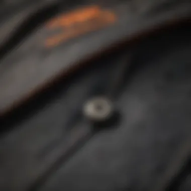Unmatched Stitching Quality Close-up of reinforced stitching on Dickies pants with hammer loop