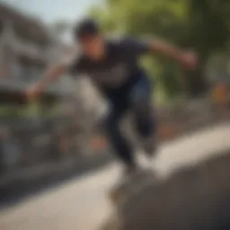 Energetic DGK Skater in Action