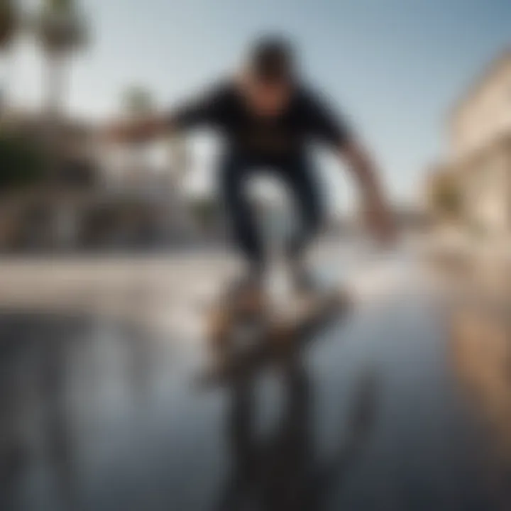 Dynamic Riding Technique on Surfskate Deck