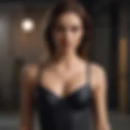 Elegance and Sophistication in Black Bathing Suit Top