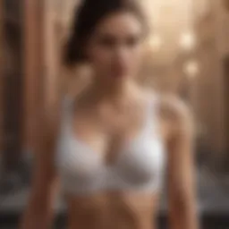 Elegant lace detail wonder bra