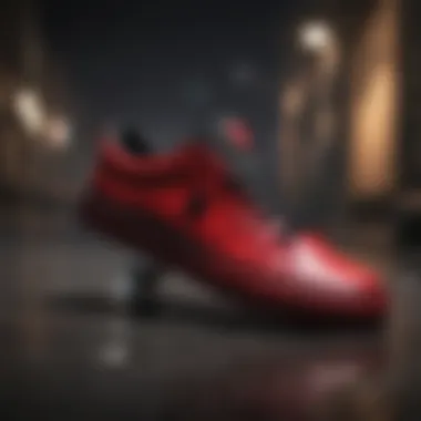 Elegant Red and Black DC Shoe Design Elegant Red and Black DC Shoe Design