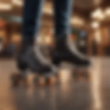 Artistic Roller Skate Aesthetics Elegant roller skate design
