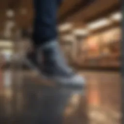 Elegant Shoe Display at Boutique Store in Bangor