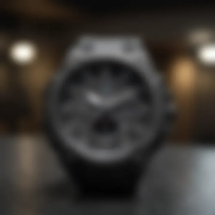 Elegantly Crafted G Shock Black and White Watch