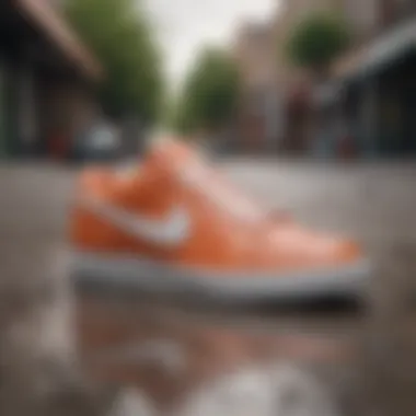 Iconic Design of Nike Street Sneaker Elegantly Crafted Nike Street Sneaker