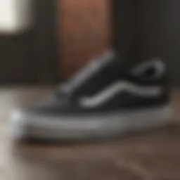 Elegantly Crafted Vans Black Stripe Sneakers