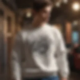 Elegantly Embroidered Crewneck Sweatshirt
