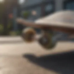 Ethereal Essence: Arbor Zeppelin Skateboard Design