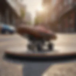 Detailed view of jam skate plates showcasing material composition