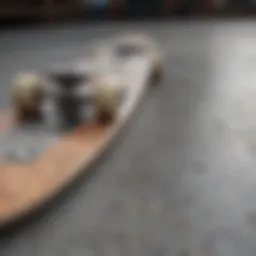 Tight white top with intricate skateboard design