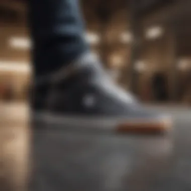 Durability of DC Shoes in Skateboarding DC Shoes demonstrating durability on a skateboard