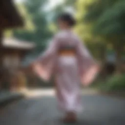 Ethereal Anime-Inspired Kimono