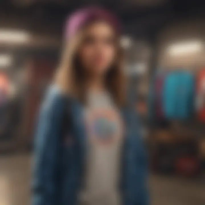 Colorful wardrobe reflecting diverse teen styles
