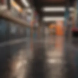 Abstract art representing digital shopping experience