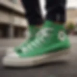 Exploring Converse Green Chuck 70 High Top Shoes in Skate Culture Introduction