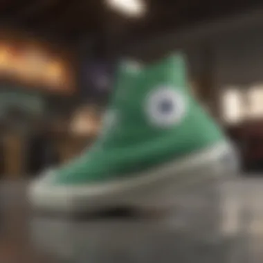 Exploring Converse Green Chuck 70 High Top Shoes in Skate Culture Summary