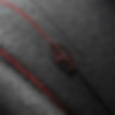 Durable Skateboarding Fabric Close-up of high-performance fabric used in skateboarding tank tops, emphasizing durability and breathability.