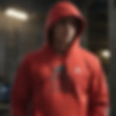 Vibrant Adidas Hoodie Adidas hoodie in bold colors for a standout skateboarding look