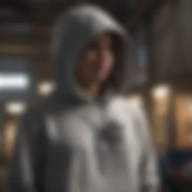 Streetwise Adidas Hoodie Adidas hoodie showcasing cutting-edge streetwear fashion