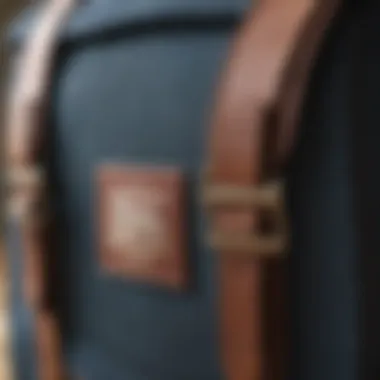 Craftsmanship: The Intricate Details of Herschel Bags Close-up view of Herschel bag detailing and craftsmanship