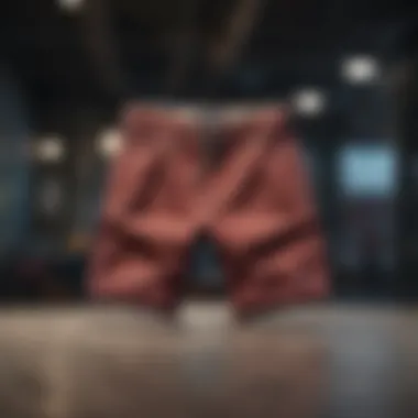 Stylish Options in Skateboard Shorts A variety of stylish skateboard shorts displayed in different colors and designs.