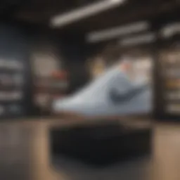 Sleek and Stylish Nike Footwear Display