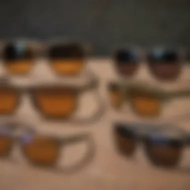 Comparison image displaying Oakley Holbrook XL Camo alongside other popular sunglasses models.