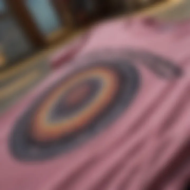 Vintage Pink Floyd tee featuring psychedelic patterns