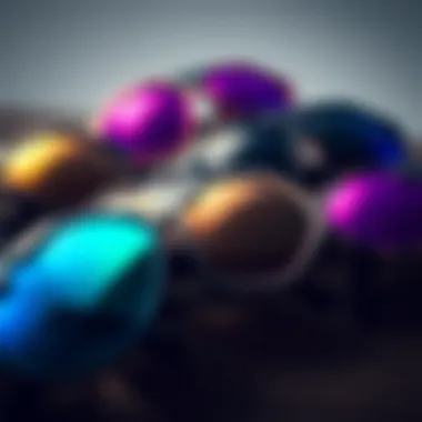 Various styles of Pit Viper sunglasses displayed together