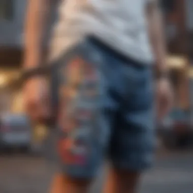 Graffiti Art Inspired Streetwear Shorts Look Graffiti Art Inspired Streetwear Shorts Look