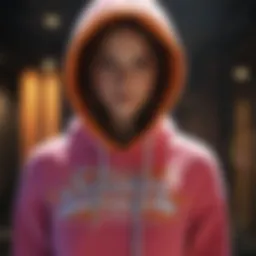 Stylish Superdry hoodie showcasing vibrant colors and unique design.