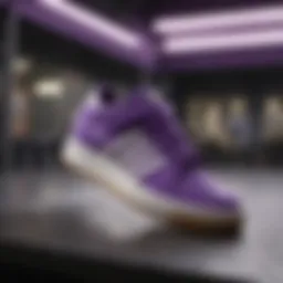Adidas Forum Purple showcasing intricate design details