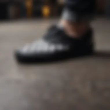 Elevating Fashion: Styling Checkered Vans Fashionable outfit styled with black on black checkered Vans