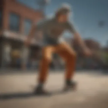 Historical Influence of Dickies in Skateboarding Historical photos of skaters from the past donning Dickies, illustrating the brand's roots in skate culture.
