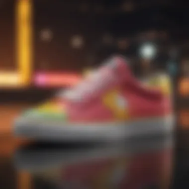 Vibrant All Star Skate Shoe Design Cutting-edge design of All Star skate shoes showcasing vibrant colors