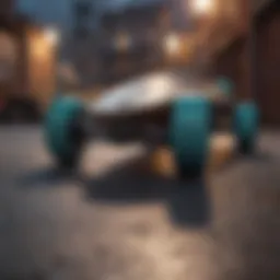 A vibrant collection of various skateboard designs showcasing unique graphics and colors